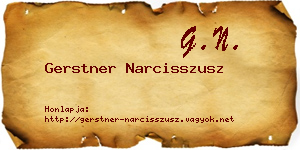 Gerstner Narcisszusz névjegykártya